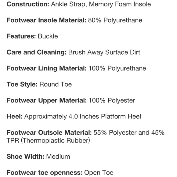 SALE STRAPPY PLATFORM HEELS - Picture 11 of 11